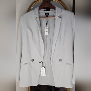 Express Light Gray Blazer